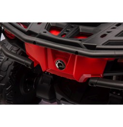 Quad can am outlander atv czerwony - nowoczesny quad dla dzieci i dorosłych