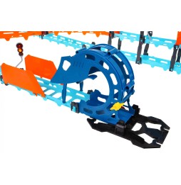 Interactive Race Track with Tunnel for Kids