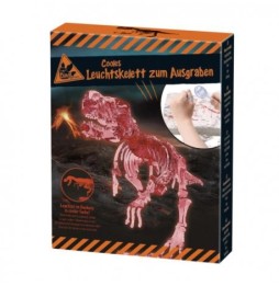 Glowing Dinosaur Skeleton - Red Science Kit