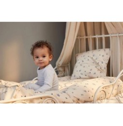 Filibabba baby bedding set dancing swallow blue