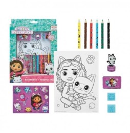 Creative Set with Coloring Books and Stickers