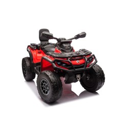 Quad can am outlander atv czerwony - nowoczesny quad dla dzieci i dorosłych