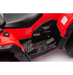 Quad can am outlander atv czerwony - nowoczesny quad dla dzieci i dorosłych