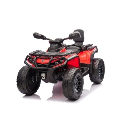 Quad can am outlander atv czerwony - nowoczesny quad dla dzieci i dorosłych