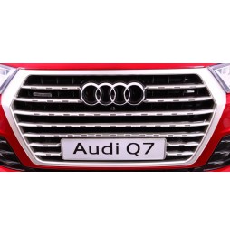 Audi Q7 Quattro S-Line czerwony z pilotem i radio MP3 LED