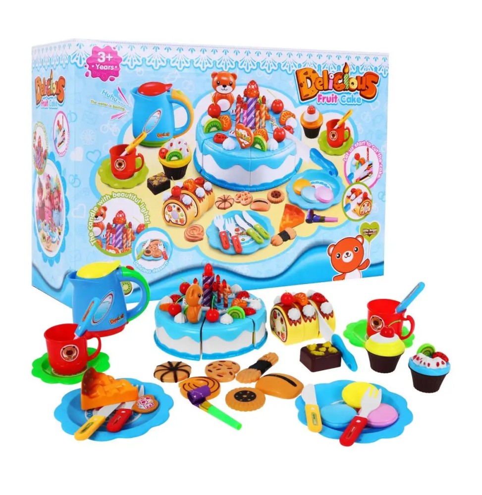 Party Set for Kids 3+ with Cake and Sweets