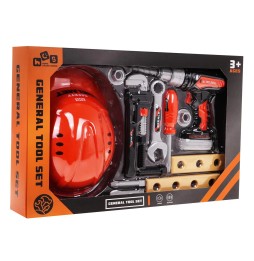 15-Piece Kids Tool Set with Helmet