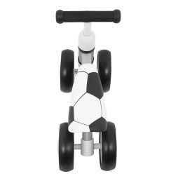 PettyTrike White 4-Wheel Balance Bike for Kids