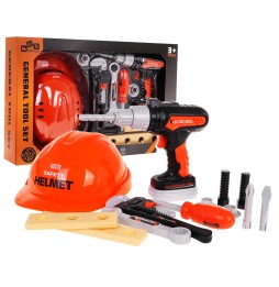 15-Piece Kids Tool Set with Helmet