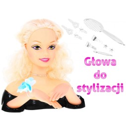 Lalka blondynka do stylizacji włosów dla dzieci 3+