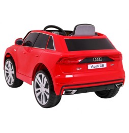 Audi Q8 Lift Battery Car for Kids - Red with Remote