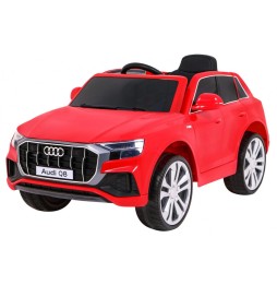 Audi Q8 lift electric pentru copii - roșu cu telecomandă