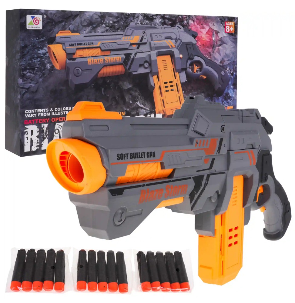 Blaze Storm Gray Gun for Kids 8 Years and Up