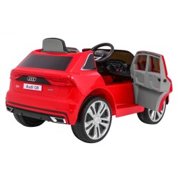 Audi Q8 Lift Battery Car for Kids - Red with Remote