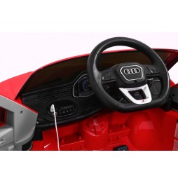 Audi Q8 lift electric pentru copii - roșu cu telecomandă