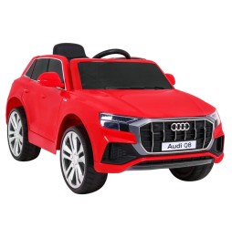 Audi Q8 lift electric pentru copii - roșu cu telecomandă