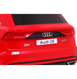 Audi Q8 Lift Battery Car for Kids - Red with Remote