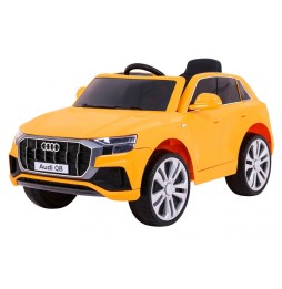 Audi Q8 Lift Battery Car for Kids Yellow Remote