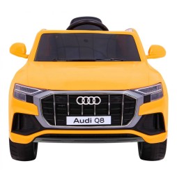 Audi Q8 Lift Battery Car for Kids Yellow Remote