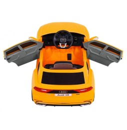 Audi Q8 Lift Battery Car for Kids Yellow Remote