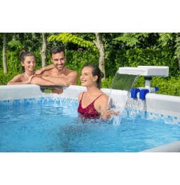 Fontană LED pentru piscine de grădină Bestway 8 moduri