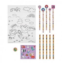 Set de colorat Peppa Pig, 29 piese