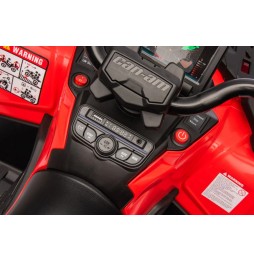 Can Am Outlander ATV Quad with Remote Red