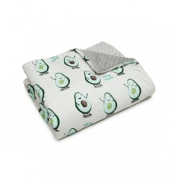 Minky Blanket Avocado 80x100 cm - Cotton & Fleece