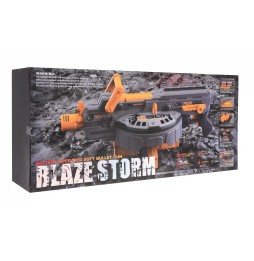 Blaze Storm Gray Rifle with Soft Bullets for Kids