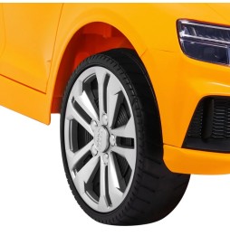 Audi Q8 Lift Battery Car for Kids Yellow Remote