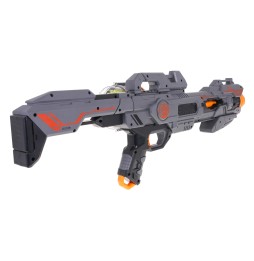 Mega Blaze Storm Gray Rifle with 40 Bullets