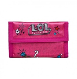 LOL Surprise Kids Velcro Wallet