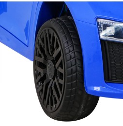 Blue Audi R8 Battery Ride-On for Kids with Remote