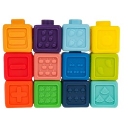 Rubber Math Blocks Set for Kids