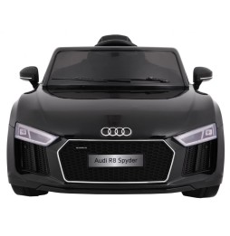 Black Audi R8 Spyder Battery with Remote and LED