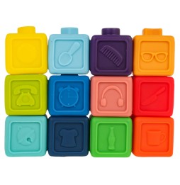 Rubber Math Blocks Set for Kids