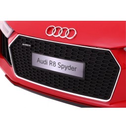 Audi R8 Spyder cu acumulator pentru copii - roșu