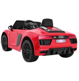 Audi R8 Spyder cu acumulator pentru copii - roșu