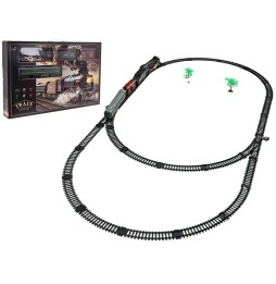 Tren retro cu accesorii pentru copii