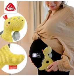 Soft Dinosaur Rattle Plush Toy for Kids