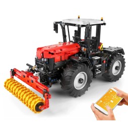 Cărămizi RC tractor roșu 2716el controlat de la distanță