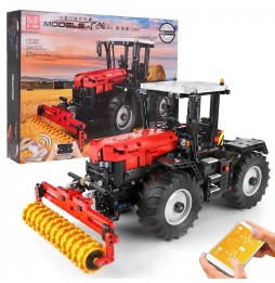 Cărămizi RC tractor roșu 2716el controlat de la distanță