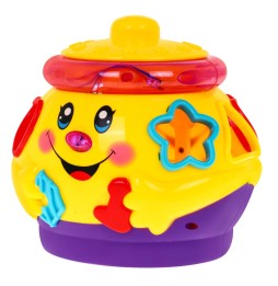 Dancing Pot with Lid 2in1, Shape Sorter for Kids