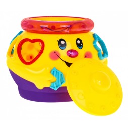 Dancing Pot with Lid 2in1, Shape Sorter for Kids