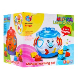 Dancing Pot with Lid 2in1, Shape Sorter for Kids