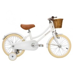 Banwood bicicletă albă - bicicletă elegantă pentru copii