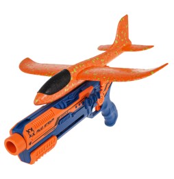 Orange 5-in-1 Airplane Launcher Pistol