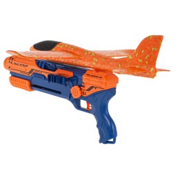 Orange 5-in-1 Airplane Launcher Pistol