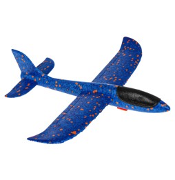 Blue Styrofoam Airplane with Launcher