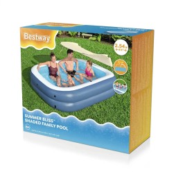 Bestway Family Inflatable Pool 254x178x140cm with Canopy